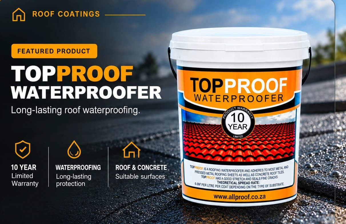 TOPPROOF Waterproofer promotional artwork